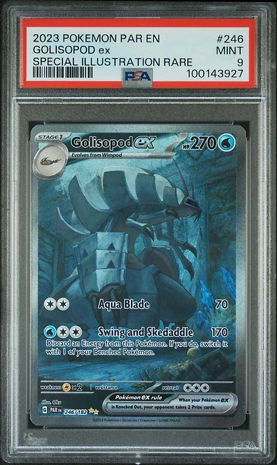 2023 Pokemon Par En-paradox Rift 246 Golisopod Ex Special Illustration Rare PSA