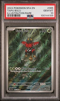 2024 Pokemon Sfa En-shrouded Fable 065 Tapu Bulu Illustration Rare PSA