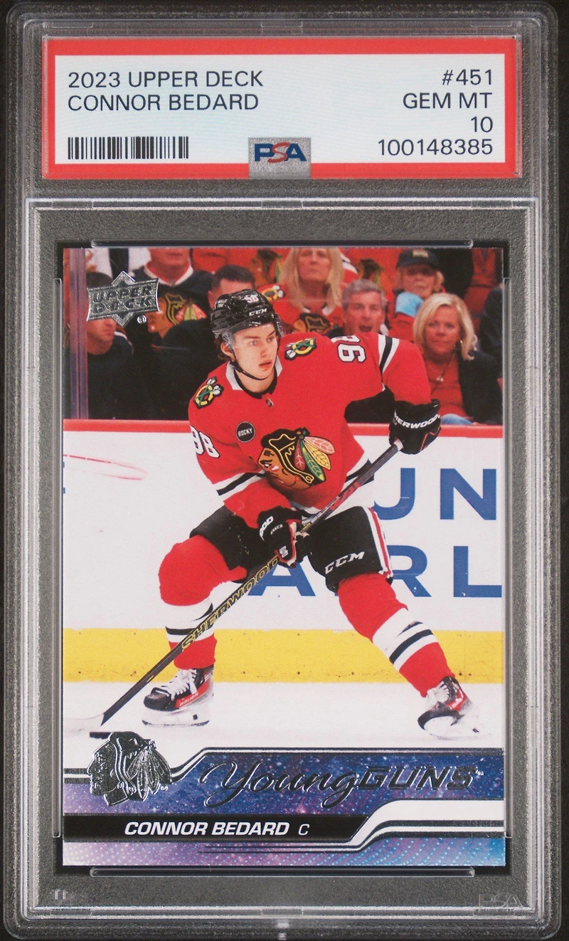 2023 Upper Deck 451 Connor Bedard PSA