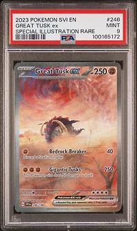 2023 Pokemon Svi En-scarlet & Violet 246 Great Tusk Ex Special Illustration Rare PSA