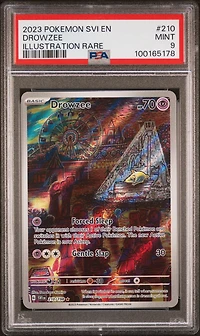 2023 Pokemon Svi En-scarlet & Violet 210 Drowzee Illustration Rare PSA