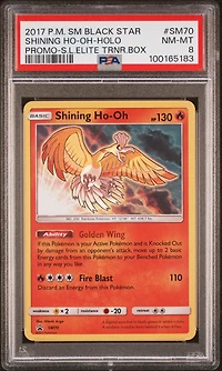 2017 Pokemon Sm Black Star Promo Sm70 Shining Ho-oh-holo Shining Legends Elite Trainer Box PSA