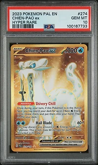 2023 Pokemon Pal En-paldea Evolved 274 Chien-pao Ex Hyper Rare PSA