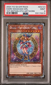 2024 Yu-gi-oh! Ra03-quarter Century Bonanza En123 Dark Magician Girl 1st Edition-6th Tcg Artwork PSA