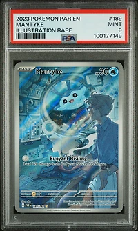 2023 Pokemon Par En-paradox Rift 189 Mantyke Illustration Rare PSA