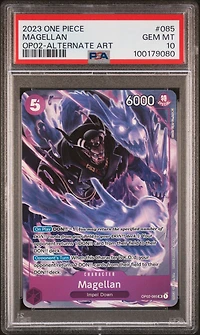 2023 One Piece Paramount War Magellan Alternate Art PSA 10