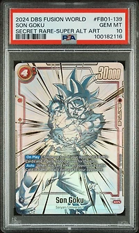 2024 Dragon Ball Super Card Game Fusion World Awakened Pulse Fb01-139 Son Goku Secret Rare-super Alternate Art PSA 10