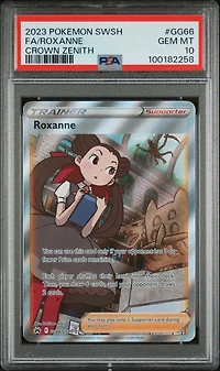 2023 Pokemon Sword And Shield Crown Zenith Gg66 Full Art/roxanne PSA