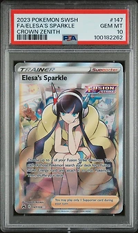 2023 Pokemon Sword And Shield Crown Zenith 147 Full Art/elesa's Sparkle PSA
