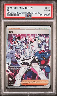 2024 Pokemon Tef En-temporal Forces 210 Eri Special Illustration Rare PSA
