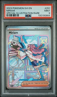 2023 Pokemon Svi En-scarlet & Violet 251 Miriam Special Illustration Rare PSA