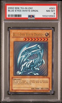 2002 Yu-gi-oh! Starter Deck: Kaiba 001 Blue-eyes White Dragon PSA