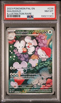 2023 Pokemon Pal En-paldea Evolved 226 Maushold Illustration Rare PSA