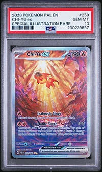 2023 Pokemon Pal En-paldea Evolved 259 Chi-yu Ex Special Illustration Rare PSA