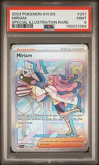 2023 Pokemon Svi En-scarlet & Violet 251 Miriam Special Illustration Rare PSA