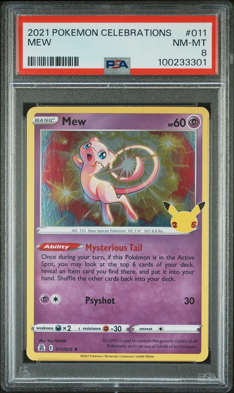 2021 Pokemon Celebrations 011 Mew PSA