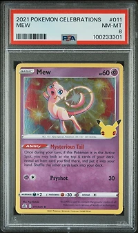 2021 Pokemon Celebrations 011 Mew PSA