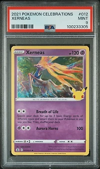 2021 Pokemon Celebrations 012 Xerneas PSA