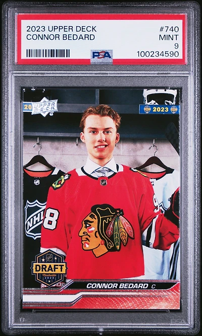 2023 Upper Deck Connor Bedard PSA