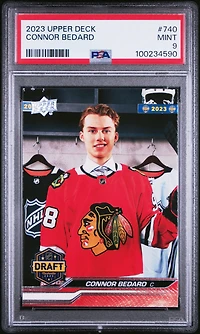 2023 Upper Deck 740 Connor Bedard PSA