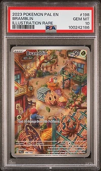 2023 Pokemon Pal En-paldea Evolved 198 Bramblin Illustration Rare PSA