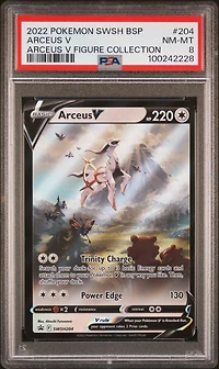 2022 Pokemon Swsh Black Star Promo 204 Arceus V Arceus V Figure Collection PSA