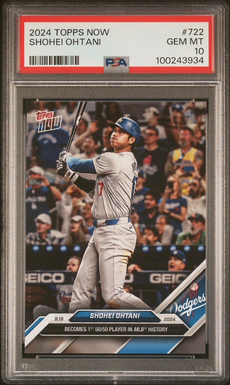 Topps Now Shohei Ohtani PSA