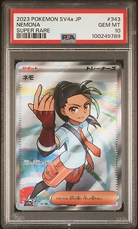 2023 Pokemon Japanese Sv4a-shiny Treasure Ex 343 Nemona Super Rare PSA