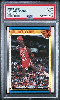 1988 Fleer 120 Michael Jordan All-star PSA