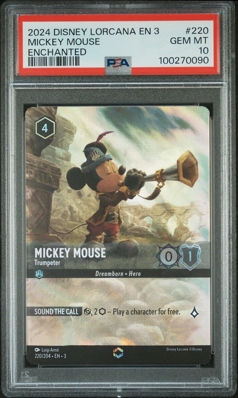 2024 Disney Lorcana En 3-into The Inklands Mickey Mouse