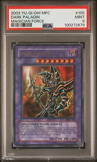 2003 Yu-gi-oh! Mfc-magician's Force 105 Dark Paladin PSA 9
