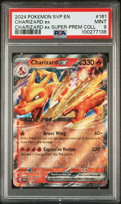 2024 Pokemon Svp En-sv Black Star Promo 161 Charizard Ex Charizard Ex Super-premium Collection PSA