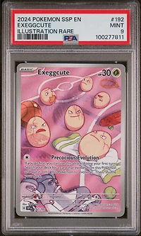 2024 Pokemon Ssp En-surging Sparks 192 Exeggcute Illustration Rare PSA