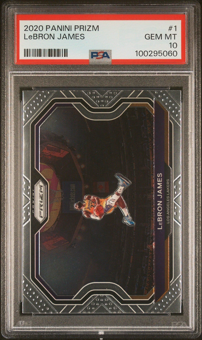 Panini Prizm 1 Lebron James PSA