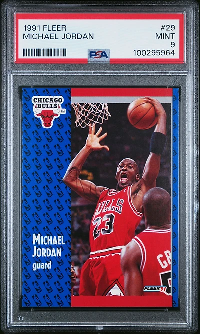 1991 Fleer 29 Michael Jordan PSA