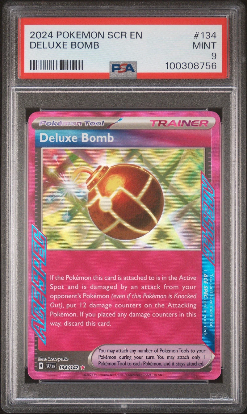 2024 Pokemon Scr En-stellar Crown 134 Deluxe Bomb PSA