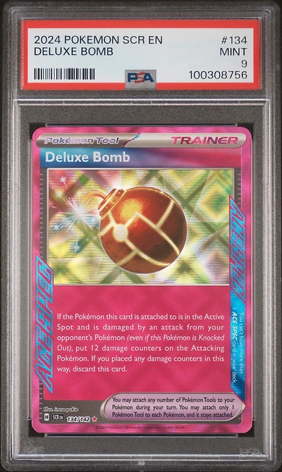 2024 Pokemon Scr En-stellar Crown 134 Deluxe Bomb PSA
