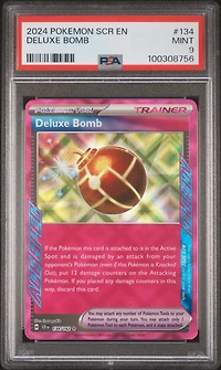 2024 Pokemon Scr En-stellar Crown 134 Deluxe Bomb PSA
