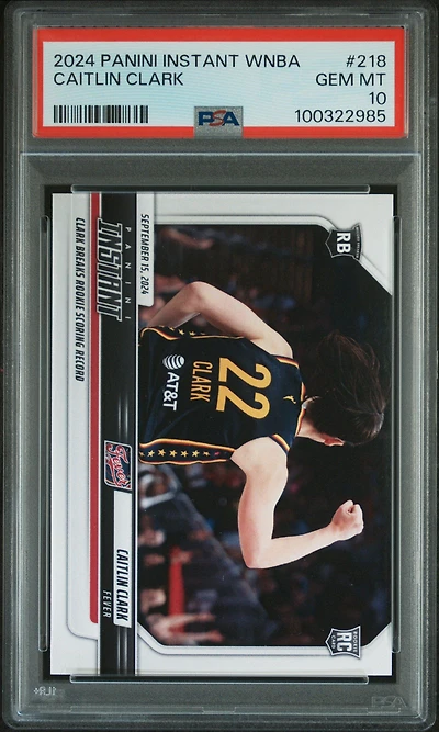 2024 Panini Instant Wnba 218 Caitlin Clark PSA 10