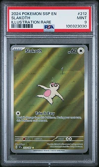 2024 Pokemon Ssp En-surging Sparks 212 Slakoth Illustration Rare PSA