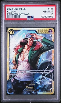 2023 One Piece Op02-paramount War 121 Kuzan PSA 10