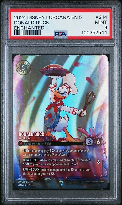 2024 Disney Lorcana En 5-shimmering Skies 214 Donald Duck