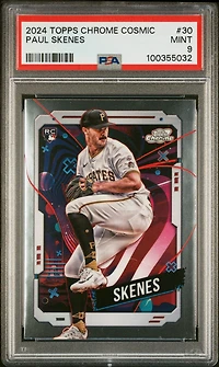 2024 Topps Chrome Cosmic 30 Paul Skenes PSA
