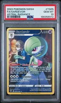 2022 Pokemon Sword & Shield Astral Radiance Tg05 Full Art/gardevoir PSA