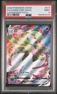 2020 Pokemon Sword & Shield Champion's Path 017 Full Art/gardevoir Vmax PSA
