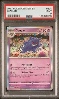 2023 Pokemon Mew En-151 094 Gengar PSA