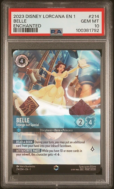 2023 Disney Lorcana En 1-the First Chapter Belle