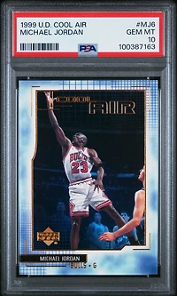 1999 Upper Deck Cool Air Mj6 Michael Jordan PSA 10