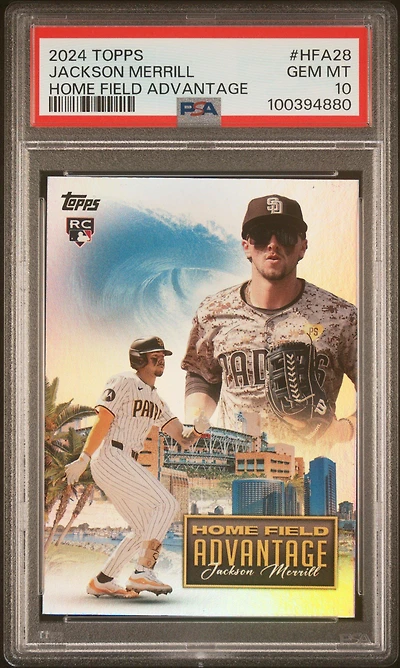 2024 Topps Home Field Advantage Hfa28 Jackson Merrill Update PSA 10