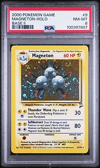 2000 Pokemon Game Base Ii 9 Magneton-holo PSA